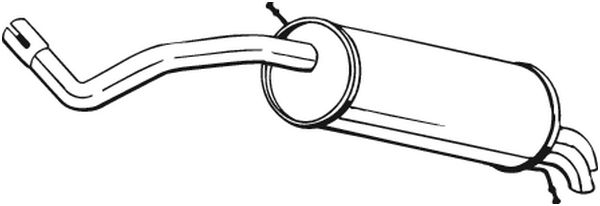 Silenziatore posteriore - 278-033 BOSAL