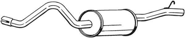 End Silencer - 279-765 BOSAL