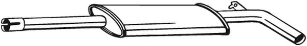 Middle Silencer - 200-535 BOSAL