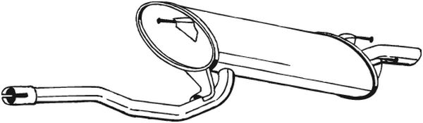 End Silencer - 282-085 BOSAL