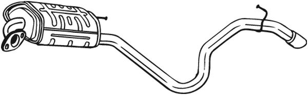 End Silencer - 280-147 BOSAL