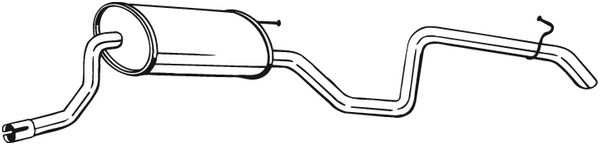 galinis duslintuvas - 280-277 BOSAL