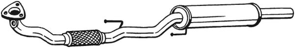 Front Silencer - 280-413 BOSAL