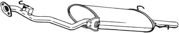 End Silencer - 279-027 BOSAL