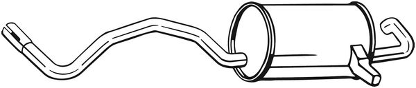 End Silencer - 279-549 BOSAL