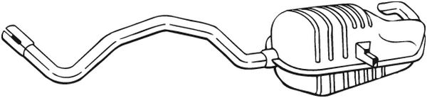 End Silencer - 280-819 BOSAL