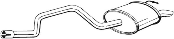 End Silencer - 281-043 BOSAL