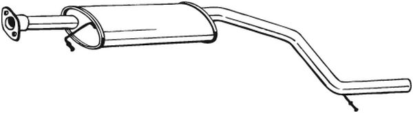 Middle Silencer - 281-067 BOSAL