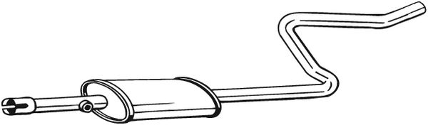 Silenziatore centrale - 281-283 BOSAL