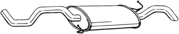 Silenziatore posteriore - 281-373 BOSAL