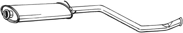 Middle Silencer - 281-665 BOSAL
