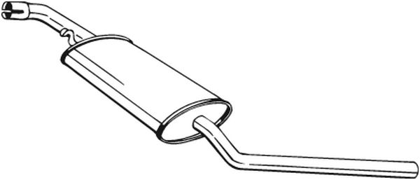 Middle Silencer - 281-737 BOSAL