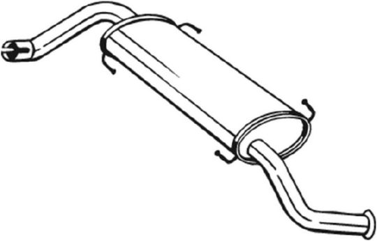 Silenziatore posteriore - 281-859 BOSAL