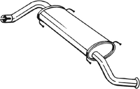 Silenziatore posteriore - 281-873 BOSAL