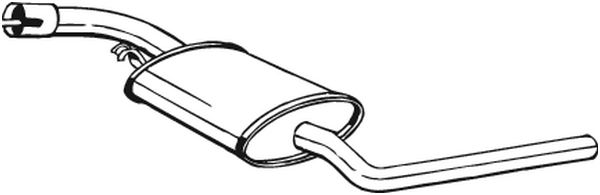 Middle Silencer - 281-891 BOSAL