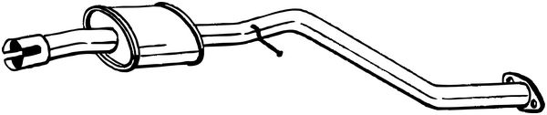 vidurinis duslintuvas - 281-971 BOSAL