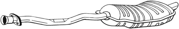 Silenziatore posteriore - 282-217 BOSAL