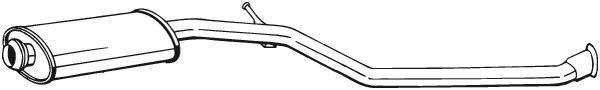 Silenziatore centrale - 282-335 BOSAL