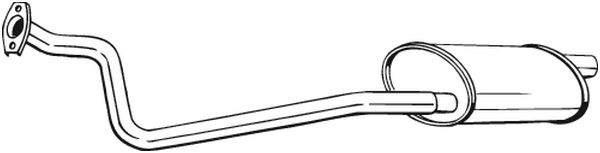 Front Silencer - 282-379 BOSAL