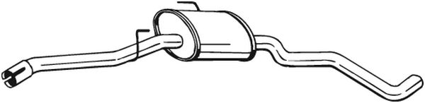 Middle Silencer - 282-503 BOSAL