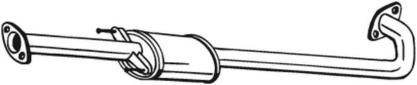 Silenziatore centrale - 282-745 BOSAL