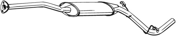 Silenziatore centrale - 282-755 BOSAL