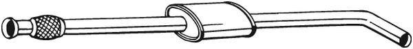 Silenziatore centrale - 282-825 BOSAL