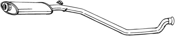 Silenziatore centrale - 282-849 BOSAL