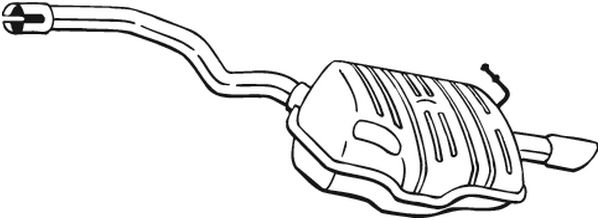 Silenziatore posteriore - 220-453 BOSAL