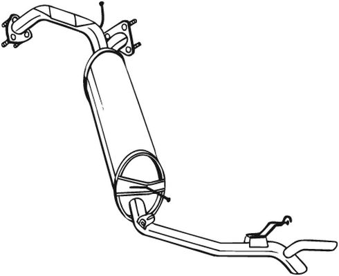Silenziatore posteriore - 282-975 BOSAL