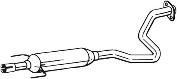 Silenziatore centrale - 282-983 BOSAL