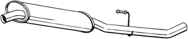 Silenziatore centrale - 283-235 BOSAL