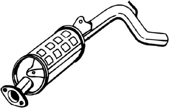 Silenziatore posteriore - 283-493 BOSAL