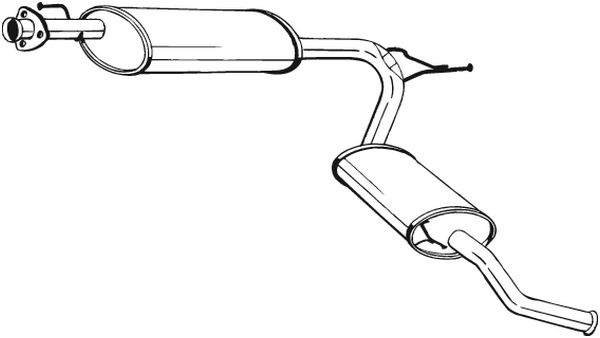 End Silencer - 283-581 BOSAL