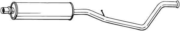 Middle Silencer - 283-969 BOSAL