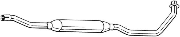 Middle Silencer - 283-991 BOSAL