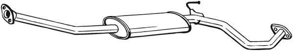 Silenziatore centrale - 284-553 BOSAL