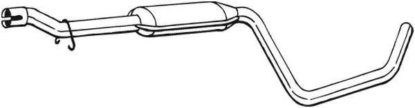 Silenziatore centrale - 284-261 BOSAL