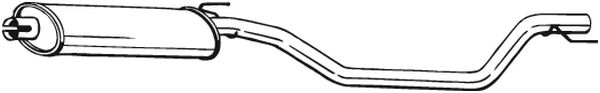 Silenziatore centrale - 284-383 BOSAL