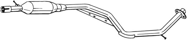 Middle Silencer - 284-393 BOSAL
