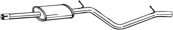 Silenziatore centrale - 284-395 BOSAL