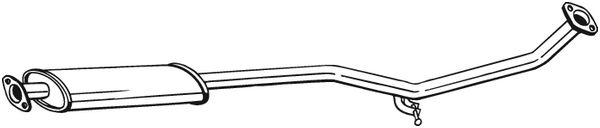 Middle Silencer - 284-423 BOSAL