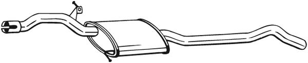 Silenziatore centrale - 284-463 BOSAL