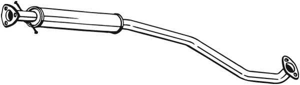 Silenziatore centrale - 284-481 BOSAL
