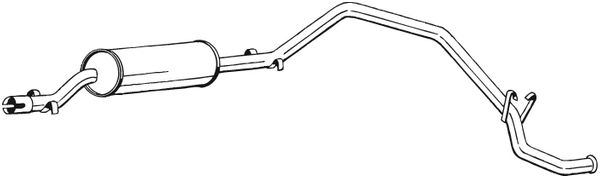 End Silencer - 284-497 BOSAL