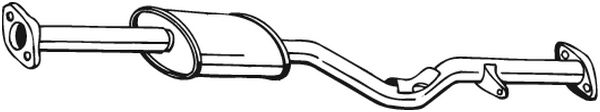Silenziatore centrale - 280-121 BOSAL