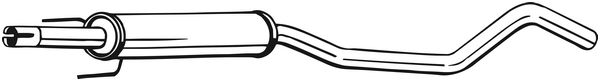 Middle Silencer - 284-639 BOSAL