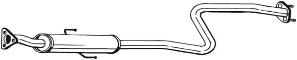Middle Silencer - 284-731 BOSAL