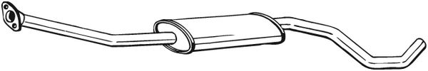 Middle Silencer - 284-925 BOSAL