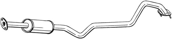 Middle Silencer - 285-417 BOSAL